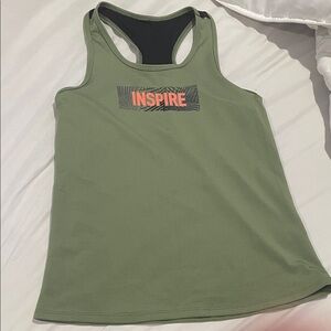 Inspire Olive Green Women's Tank Top